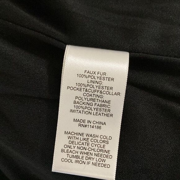 Juicy By Juicy Couture Womens Sherpa Bomber Jacket Size Large - Picture 7 of 7